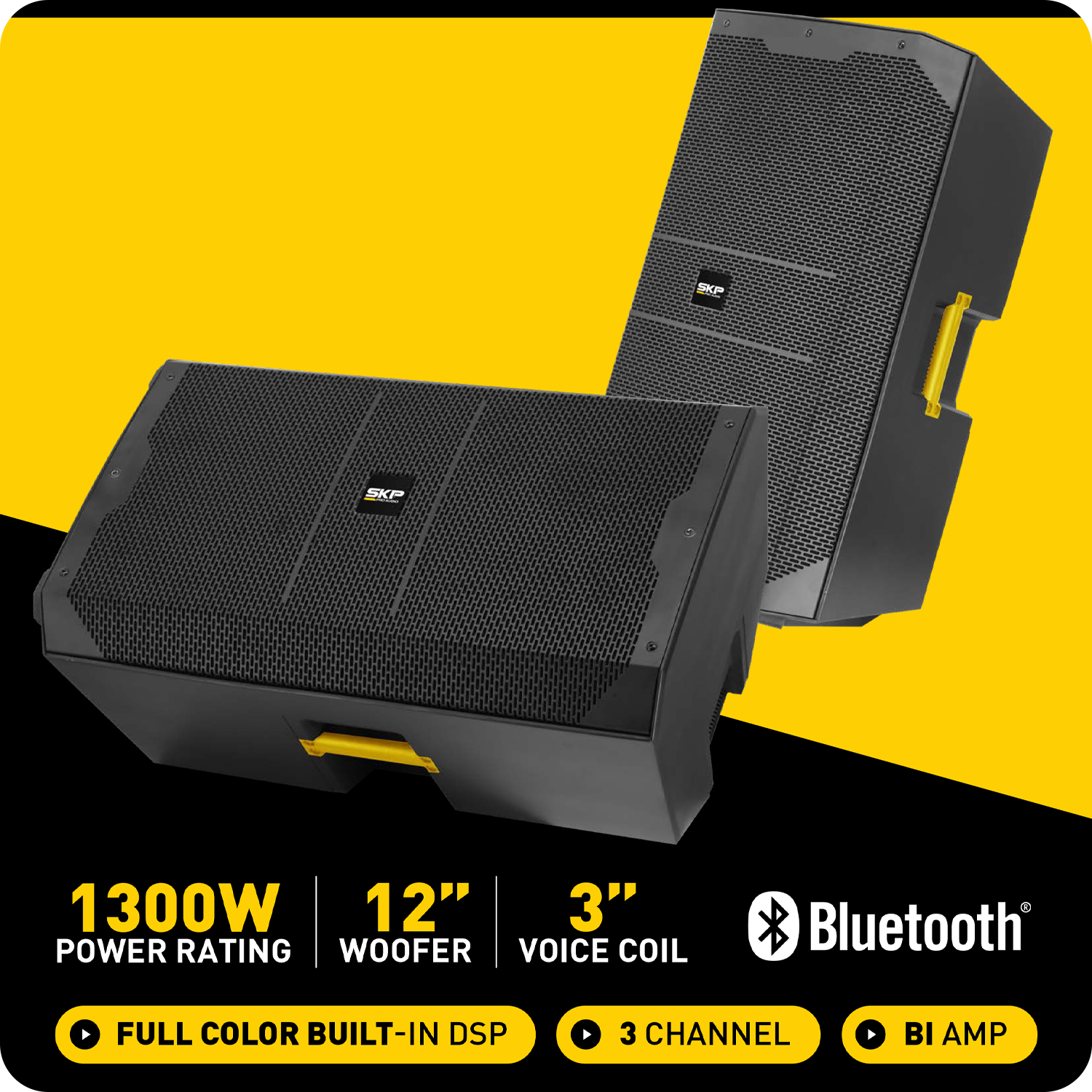 ALTO-FALANTE ATIVO SKP SK 5PX BK