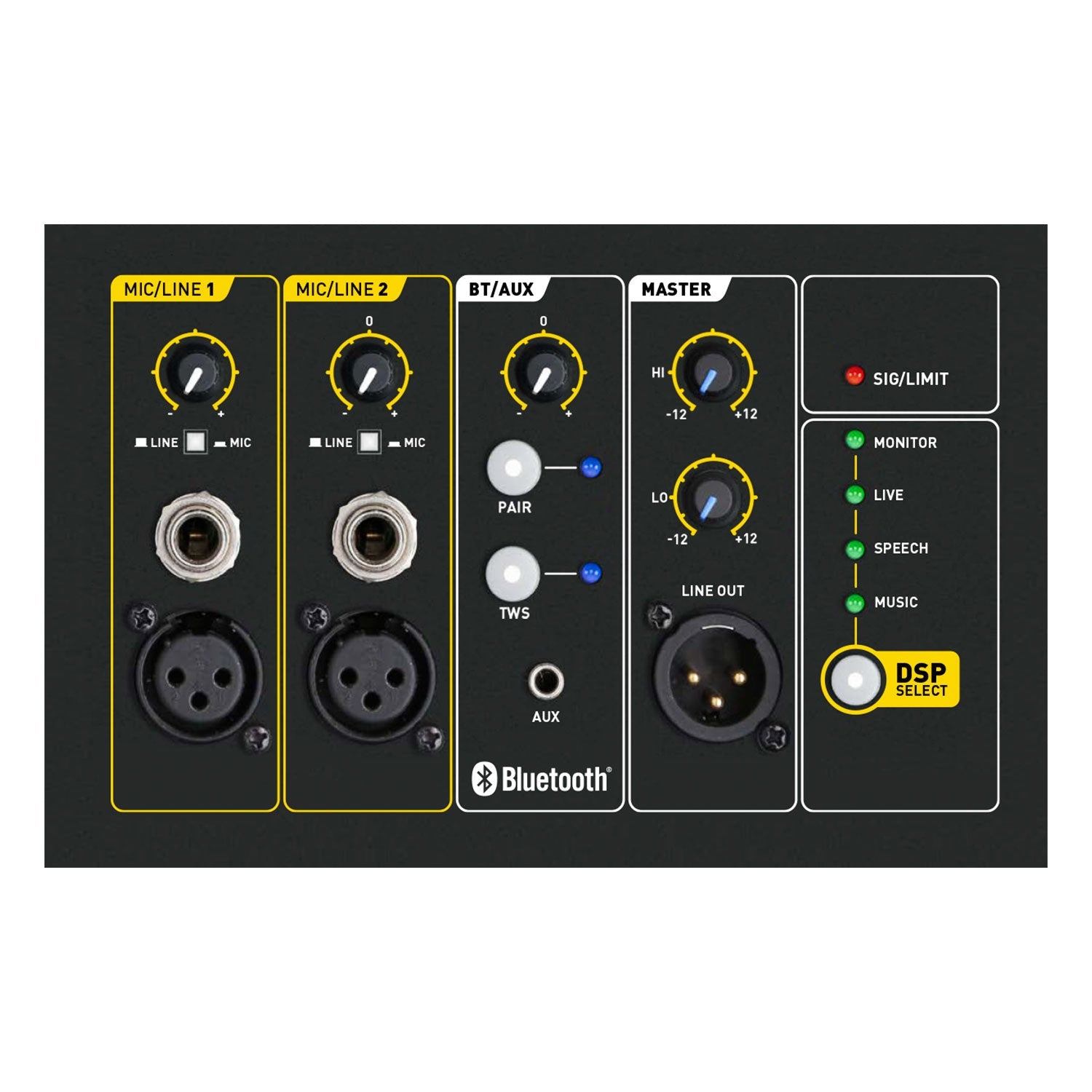 Parlante profesional activo SKP Q12 MK2