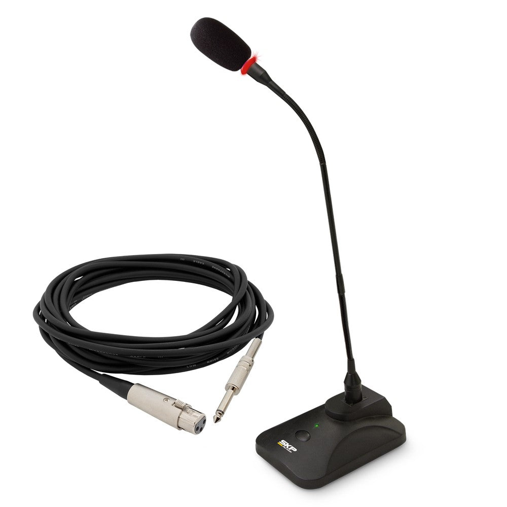 Micrófono Inalámbrico Doble SKP UHF 600 Pro